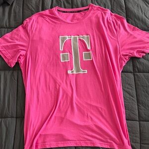 T-Mobile Bold Pink Logo Men's Tee